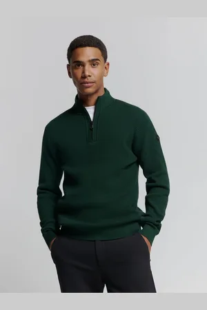 No Excess Stehkragenpullover, mit Zipper