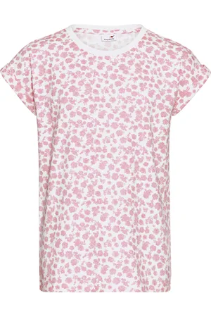 KangaROOS T-Shirt »Allover-Muster«, Kurzarm, bequeme Passform, aus Jerseystoff, elastisches Material