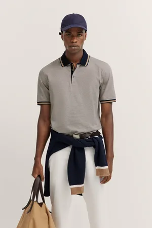 Bugatti Poloshirt, aus Baumwolle