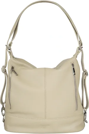 Samantha Look Cityrucksack, echt Leder, Made in Italy