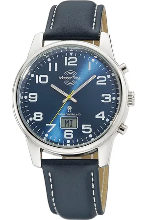 Master Time Funkuhr »Super Power«, Armbanduhr, Quarzuhr, Herrenuhr, Datum, Leuchtzeiger