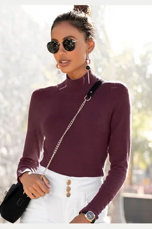 Lascana Strickpullover, mit Zierknöpfen am Ärmelabschluss, leichter Rollkragenpullover, Basic