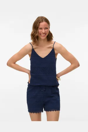 VERO MODA Spaghettitop »VMHONEY LACE SINGLET WVN«