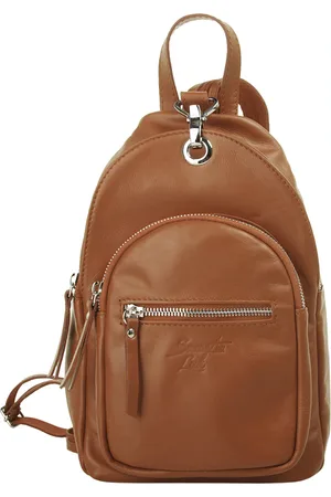 Samantha Look Cityrucksack, echt Leder, Made in Italy