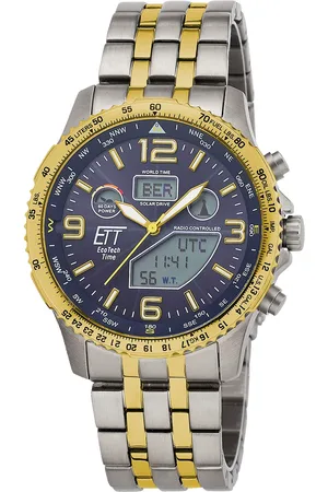 Ett Funkchronograph »Professional World Timer«, Armbanduhr, Herrenuhr, Titan, Solar, Datum, Stoppfunktion