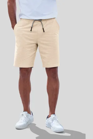 john devin Sweatshorts »weit geschnitten«, in Melange-Optik aus Baumwoll-Mix