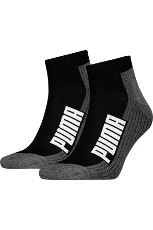 PUMA Kurzsocken » UNISEX BWT CUSHIONED QUARTER 2P«, (2 Paar), Zweifarbig, Rippenbündchen