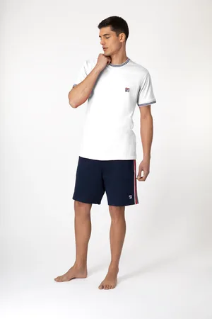 Fila Pyjama, (Set, 2 tlg.), mit sportlichem Logo-Detail