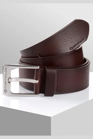 TOM TAILOR Ledergürtel »TTCALVINPLUS«, 4 cm breiter Herrengürtel, Casual und Jeans Look