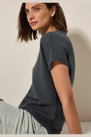 CECIL T-Shirt, in luftiger Strick-Optik