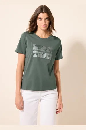 CECIL T-Shirt, mit Folienprint