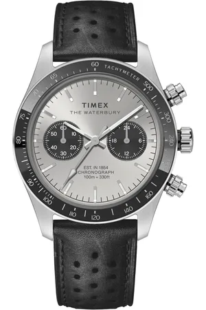 Timex Chronograph »WATERBURY HERITAGE«, Quarzuhr, Armbanduhr, Herrenuhr,Lederarmband,Stoppfunktion
