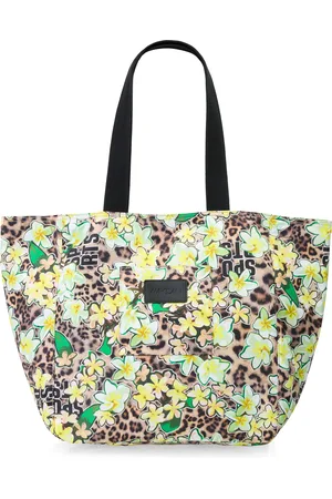 Marc Cain Shopper »"Happy Classics"«, Schultertasche, Sporttasche mit auffälligem Print