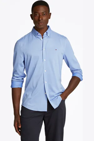 Tommy Hilfiger Langarmhemd »PERFORMANCE TWO TONE SF SHIRT«