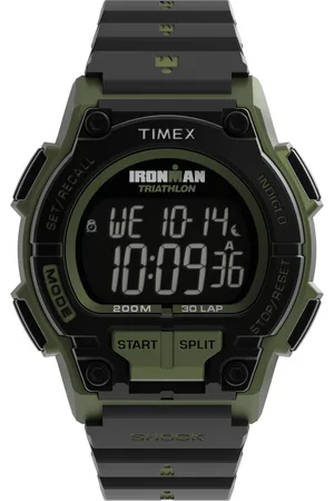 Timex Digitaluhr »C30«, Quarzuhr, Armbanduhr, Herrenuhr,Resinarmband,analog