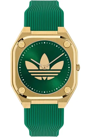 adidas Quarzuhr »CITY TECH THIN«, Armbanduhr,Herrenuhr,Damenuhr,Silikonarmband,wasserabweisend bis 5 bar