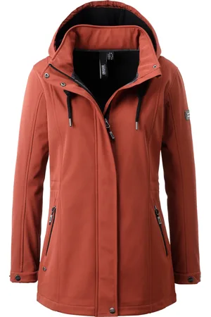 DEPROC-Active Softshelljacke »WILKIE PEAK WOMEN«, mit abnehmbarer Kapuze