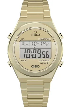 Timex Digitaluhr »CONTINENTAL Q80«, Quarzuhr, Armbanduhr, Herrenuhr,Edelstahlarmband,analog