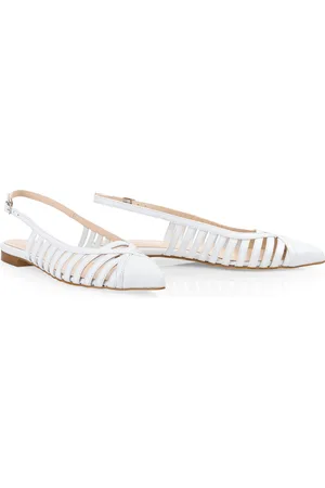 Marc Cain Slingpumps »"Trip to France"«, Brautschuh, Sling Sandale, Riemchensandale mit Blockabsatz