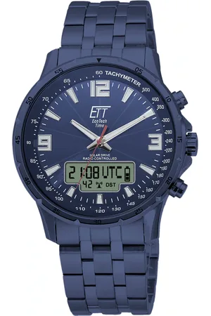 Ett Funkchronograph »Arctica«, Armbanduhr, Herrenuhr, Stoppfunktion, Datum, Solar, Edelstahlarmband