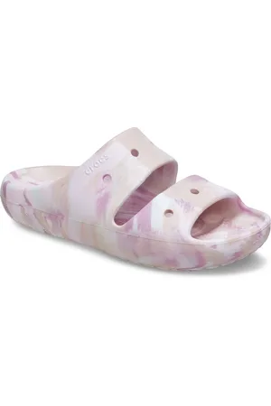 Crocs Pantolette »Classic Marbled Sandal«, mit Tieffußbett