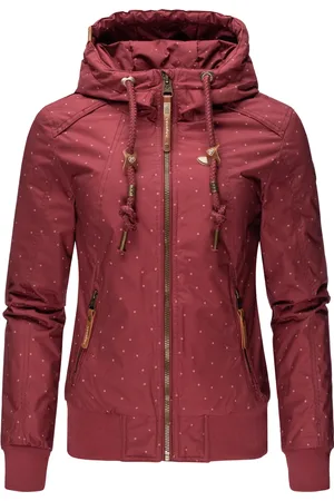 Ragwear Outdoorjacke »Winterjacke Druna Print Winter«, mit Kapuze, stylische Winterjacke mit Kapuze und Print