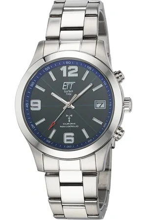 Ett Funkuhr »Gobi«, Armbanduhr, Herrenuhr, Datum, Solar, Edelstahlarmband