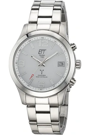 Ett Funkuhr »Gobi«, Armbanduhr, Herrenuhr, Datum, Solar, Edelstahlarmband