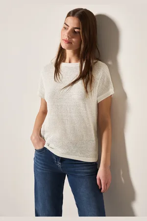 CECIL T-Shirt, in luftiger Strick-Optik
