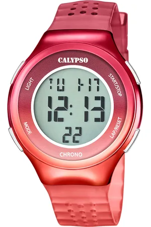 Calypso Chronograph »Color Splash«, Armbanduhr, Quarzuhr, Damenuhr, Herrenuhr, digital, Stoppfunktion