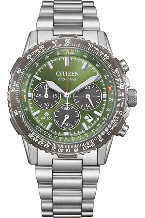 Citizen Chronograph »Promaster Sky«, Armbanduhr, Solar, Herrenuhr, Edelstahlarmband, analog, Tag