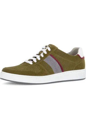 Gabor Sneaker, Freizeitschuh, Halbschuh, Schnürer mit Kontrastbesätze, Weite G