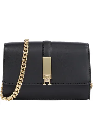 Tommy Hilfiger Umhängetasche »TH HERITAGE MINI CROSSOVER CHAIN«, Abendtasche, Mini Bag, Schultertasche mit goldfarbenen Details