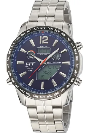 Ett Funkchronograph »Discovery«, Armbanduhr, Herrenuhr, Solar, Datum, Stoppfunktion, Edelstahlarmband