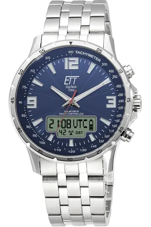 Ett Funkchronograph »Professional«, Armbanduhr, Herrenuhr, Stoppfunktion, Datum, Solar, Edelstahlarmband