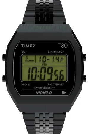 Timex Digitaluhr » LAB 80«, Quarzuhr, Armbanduhr, Herrenuhr,Edelstahlarmband