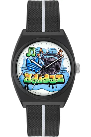 adidas Quarzuhr »PROJECT TWO«, Armbanduhr, Herrenuhr, Damenuhr,Resinarmband,wasserabweisend bis 5 bar