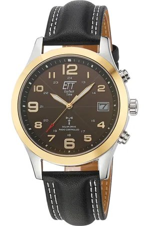 Ett Funkuhr »Gobi«, Armbanduhr, Herrenuhr, Datum, Solar, Lederarmband