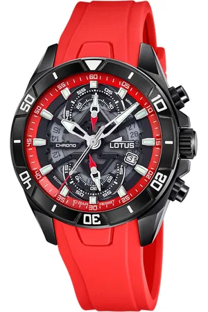 Lotus Chronograph »Vortex«, Quarzuhr, Armbanduhr, Herrenuhr, Tag, Stoppfunktion, Kautschukarmband