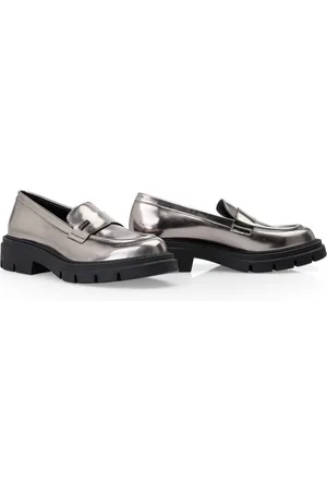 Marc Cain Loafer »Noble Neutrals«, Chunky Slipper, Plateauschuh mit Blockabsatz