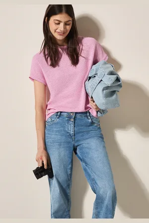 CECIL T-Shirt, in luftiger Strick-Optik