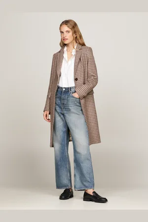 Tommy Hilfiger Kurzmantel »WOOL BLEND CLASSIC CHECK COAT«, im Karodessin