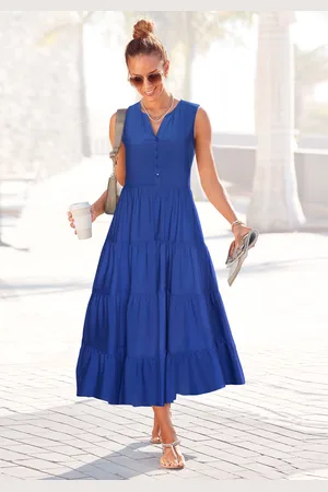 Lascana Maxikleid, mit Volants