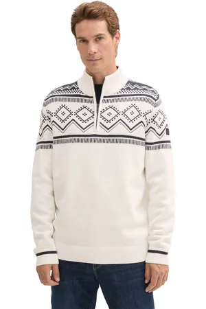TOM TAILOR Troyer, mit Fair Isle Muster