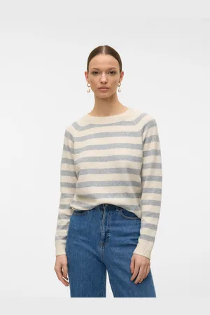 VERO MODA Rundhalspullover »VMDOFFY LS O-NECK BLOUSE GA NOOS«