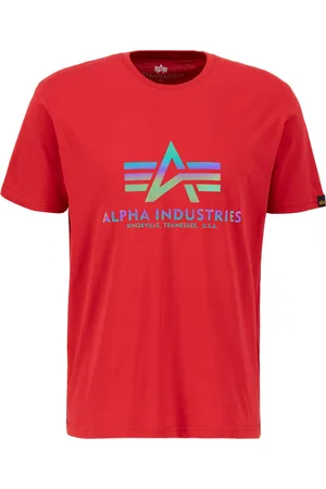 Alpha Industries T-Shirt » Men - T-Shirts Basic T Rainbow Reflective«