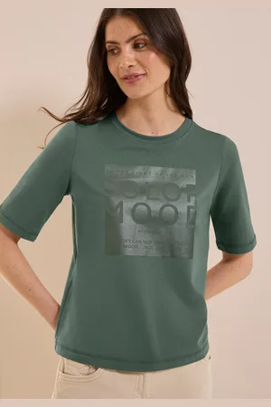 CECIL T-Shirt, mit Folienprint
