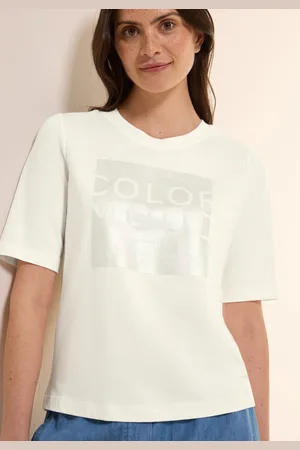 CECIL T-Shirt, mit Folienprint