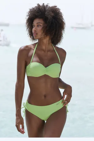 Venice Beach Bandeau-Bikini-Top »Lucky«, aus gerippter Strukturware