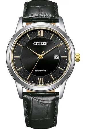 Citizen Solaruhr, Armbanduhr, Herrenuhr, Lederarmband, analog, Tag